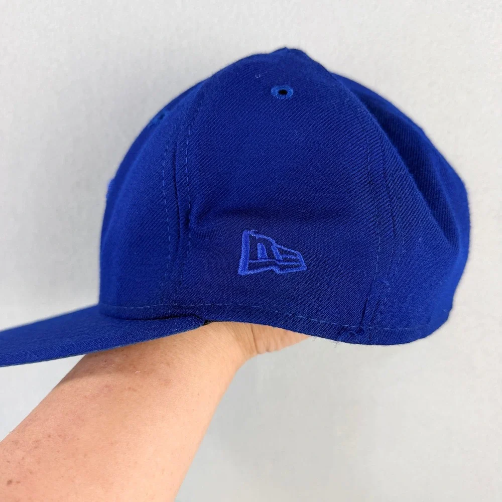 New Era 59FIFTY SF Giants Hat Royal Blue Tonal Fitted 7 3/8 Made in USA Wool Cap